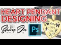 Paano maglayout ng Shine On Heart Pendant