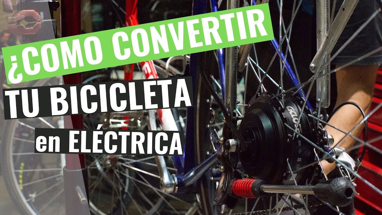 Cómo convertir bici en eléctrica paso a paso