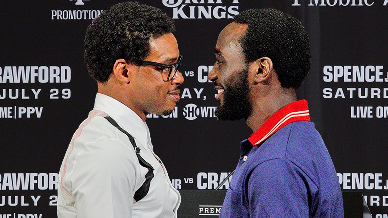 ERROL SPENCE JR VS TERENCE CRAWFORD • FIRST FACE OFF VIDEO Win Big Sports
