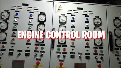 PSV DP2 OFFSHORE VESSEL | ENGINE CONTROL ROOM