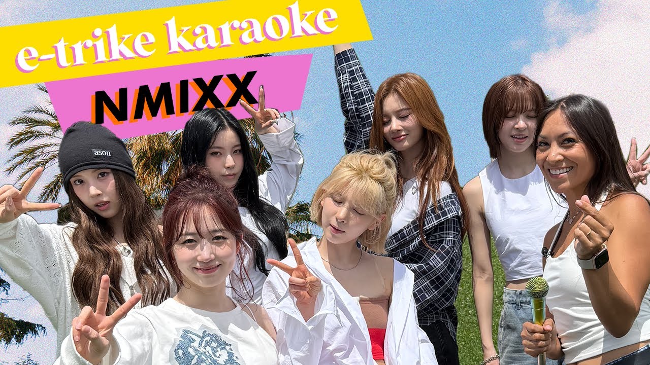 I Paid NMIXX $20 to do E-Trike Karaoke