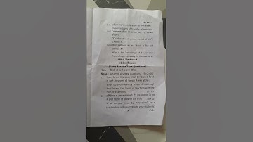 second paper for mgkvp bed first semester students