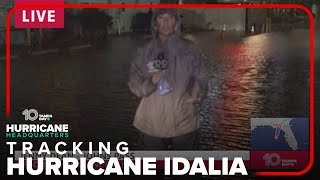 Tracking the Tropics: Roads beginning to flood in Pinellas