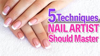 Download lagu 5 Techniques Nail Artist Should Master💅Gel Polish【ASKA NAILS】