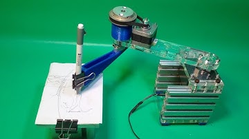 DIY Scara Homemade Robot Arm Robotic Acrylic 3D Printer CNC Machine #scara #robot #diy