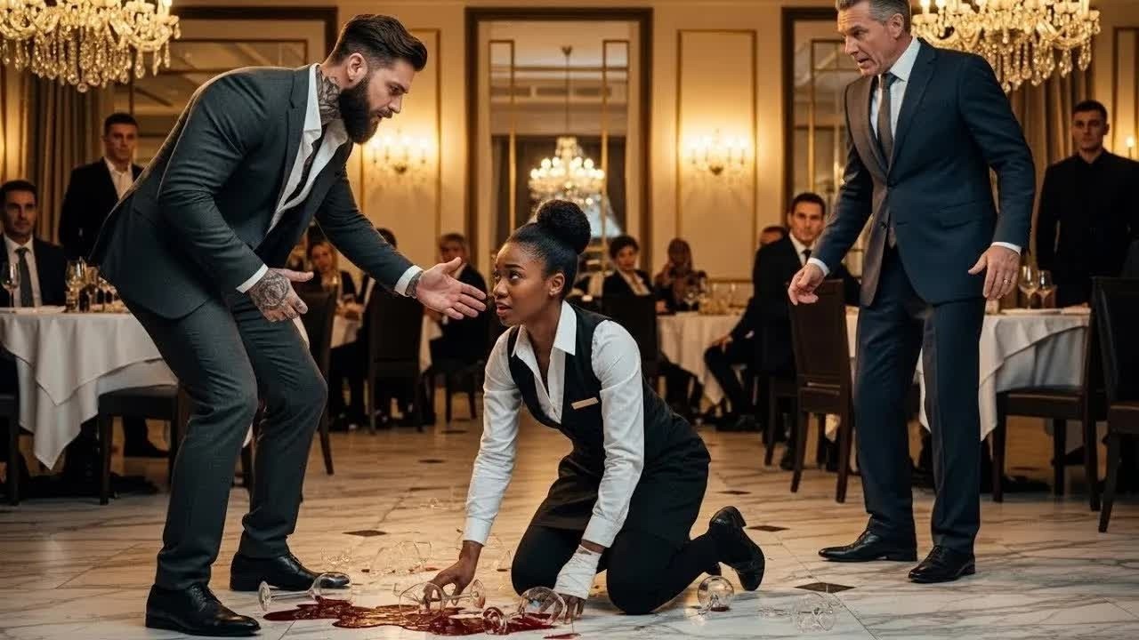 Arroganter Gast schubste die schwarze Kellnerin — dann ließ der Mafia Boss die Türen schließen…