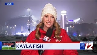 Fans at Gillette Stadium hyped for Patriots versus Texans playoff matchup