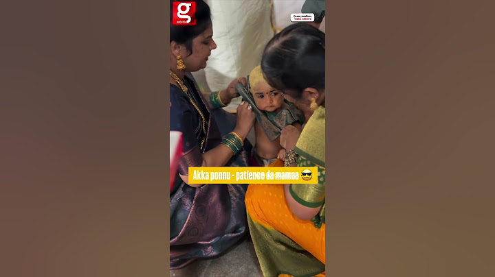 எங்கடா என் ஆள காணோம்🤩இவதான் என்னோட அக்கா பொண்ணு💕