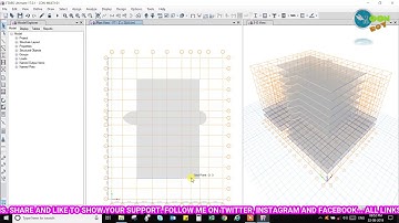 New ETABS 17 TUTORIAL-07 | Advanced Beam Drawing, Curved Beam, Copy and Replicate | Shaik Qamaruddin