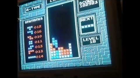 19 tetrises in a row