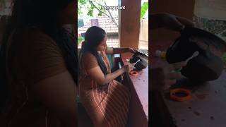 കേടായ ചട്ടി കൊണ്ട് ഒരു money plant 🫣😱#shortvideo  #money plant # daily vlog