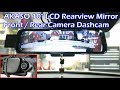 AKASO 10" LCD Rearview Mirror Front & Rear Dashcam - DL9