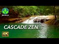 CASCADE DE RIVIERE - son nature - 4K son Binaural - Relaxation meditation calme HD