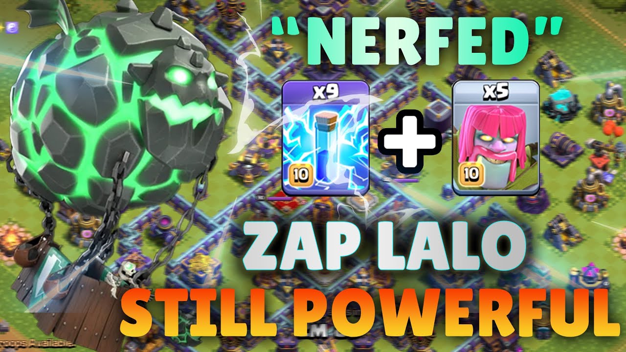 "NERFED" Lavaloon destroy bases with RC Swag at 5.8k trophies Clash