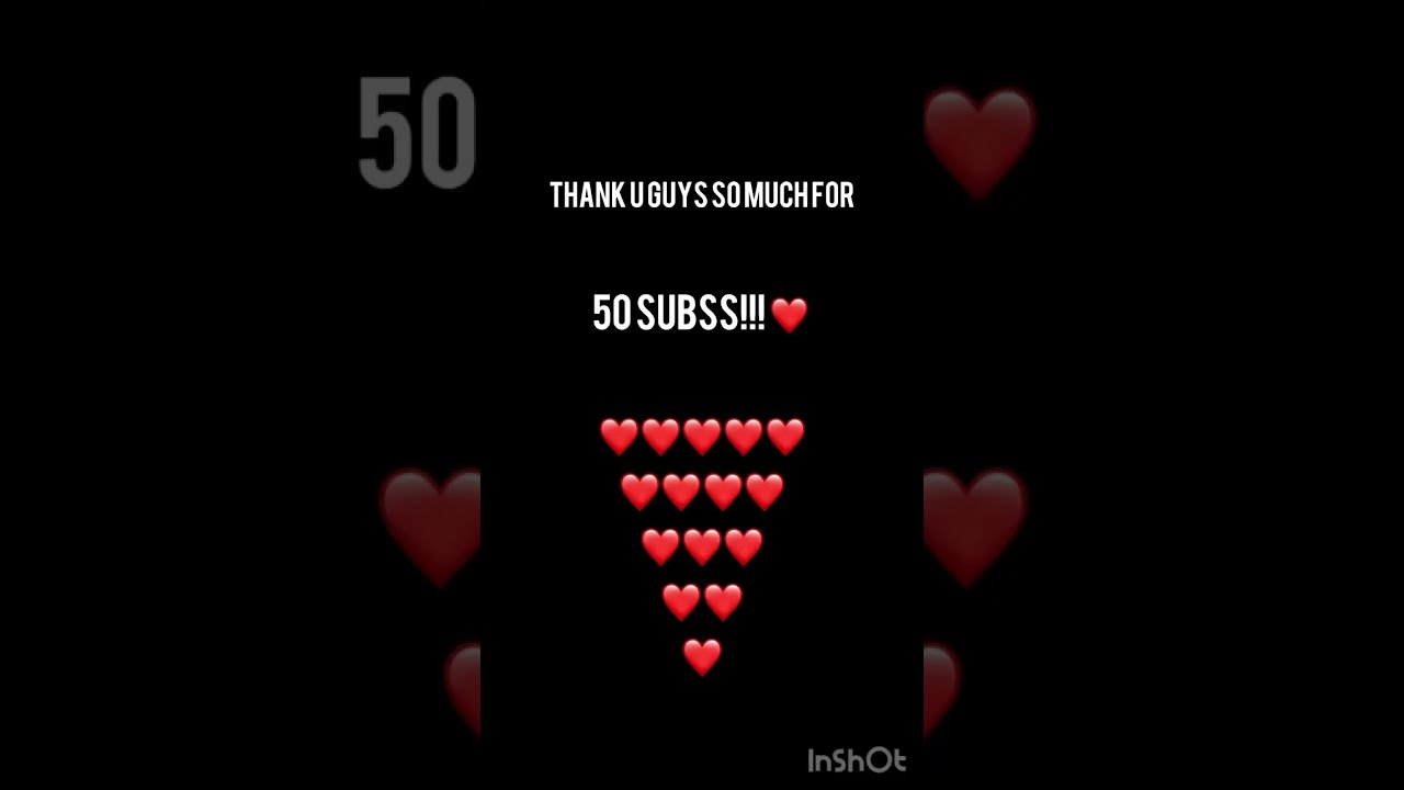 Tysm Guys U Dont Know What It Means To Me Subscribe Thankyou Fyp