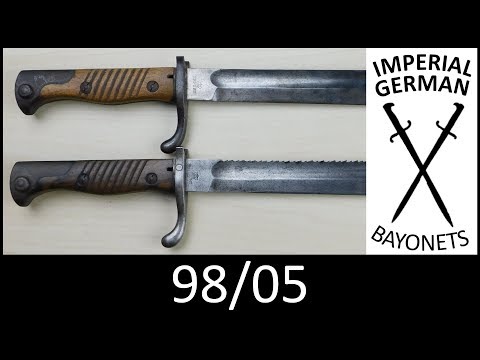 Imperial German Bayonet 98/05, WW1 "butcher blade" with Sawback, Episode 6.0
