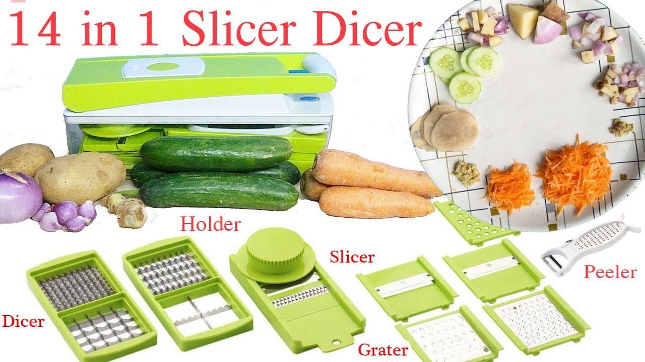 14 in 1 Ganesh Vegetable Slicer Dicer DEMO Multipurpose Vegetable