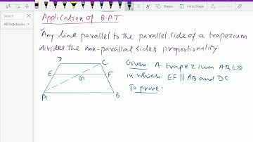 Euclid geometry : - ( Application of Basic proportionality theorem ) - 77.