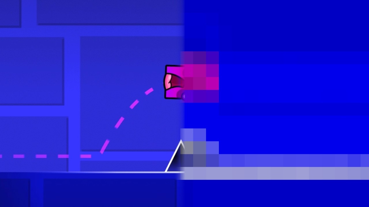 I played Geometry Dash in 144p… It’s Impossible [April Fools] - YouTube
