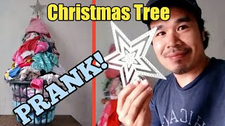 CHRISTMAS TREE PRANK | DIY CHRISTMAS TREE | LABAHAN NA CHRISTMAS TREE