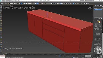 Hướng dẫn dựng tủ đơn giản với Edit Poly - VietCG Studio