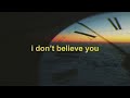 Gina Livia & Belfa - i don't believe you (Official Lyric Video)