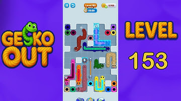 Gecko Out Level 153 Solution | Step by Step Walkthrough