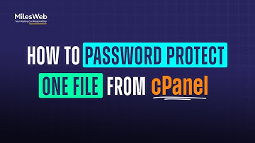 How to Password Protect One File from cPanel? | MilesWeb