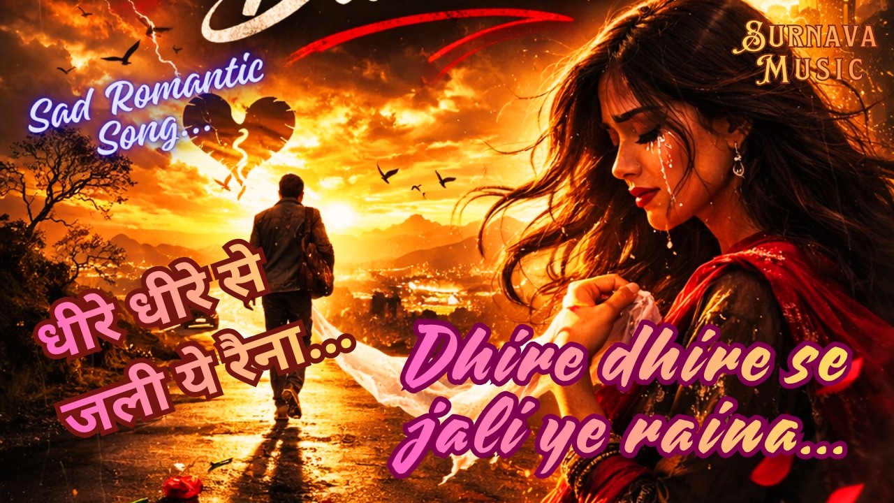 धीरे धीरे से जली ये रैना I Dhire dhire se jali ye rai I #surnavamusic #hindinewsongs #bollywoodsongs