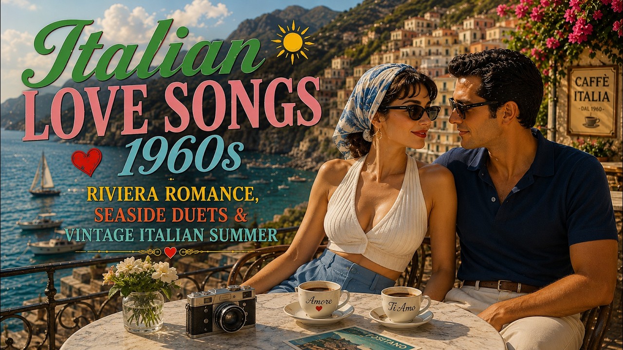Italian Love Songs 1960s ☀️ Riviera Romance, Seaside Duets & Vintage ...