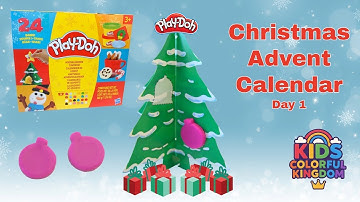 Day 1 Play Doh Christmas Advent Calendar 2025 | Countdown to Christmas!
