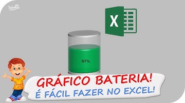Gráfico BATERIA Aprenda a fazer em poucos minutos no excel!