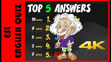 Top Five Quiz - 20 Questions!