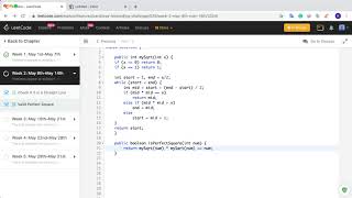 Valid Perfect Square | LeetCode 30 day Challenge | Day 8 MAY | JAVA