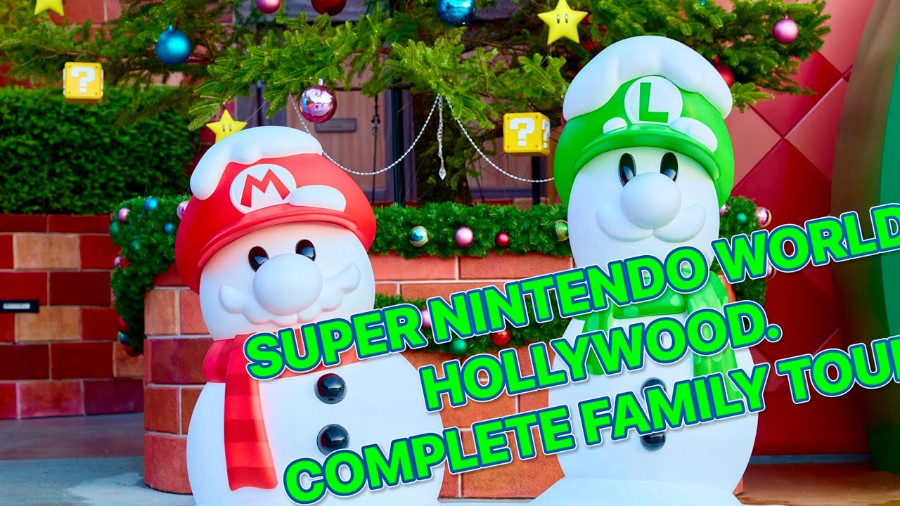 Полное семейное руководство по Super Nintendo World в Universal Studios Hollywood и скрытые секре...