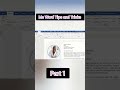How to make cv in just 2 mint |Ms Word hidden trick