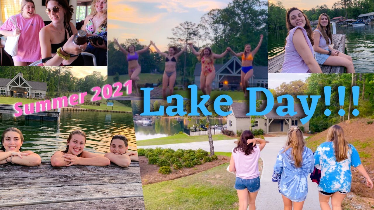 lake day vlog with friends - summer 2021 - YouTube