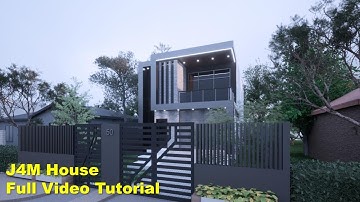 J4M House | Full Video Tutorial | Revit Architecture | Twinmotion