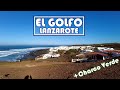 Lanzarote | El Golfo and Charco Verde ► The Green Lake &amp; Walking Tour ► In 4k