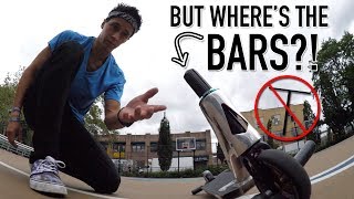 RIDING FLAT WITH NO BARS!