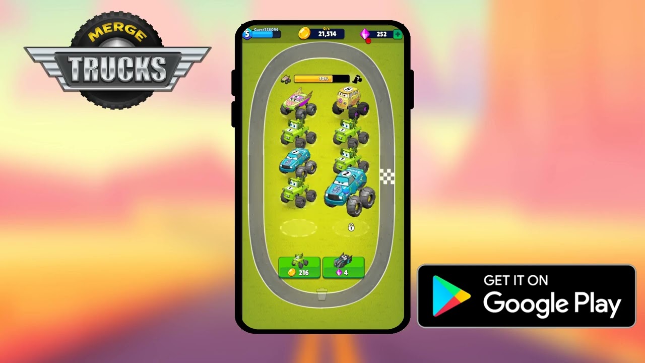 Download Merge Truck: Monster Truck (MOD) APK for Android