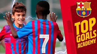 AMAZING GOALS FROM FC BARCELONA'S ACADEMY (October 2021) ⚽🔥🔥 screenshot 2