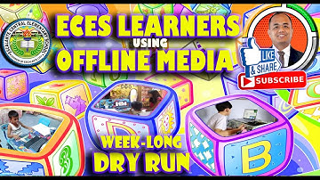 ECES Learners using Offline Media during the Week-long Dry Run I SiRymon