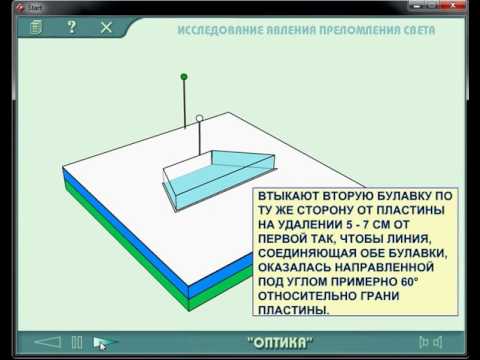 Изучение преломления света лабораторная работа