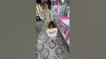 6 year old claw machine master! #clawmachine #theambrizfamily #arcadegames