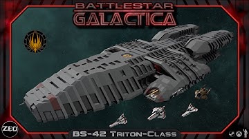 Battlestar Poseidon - BSG 42 Triton-class - Space Engineers