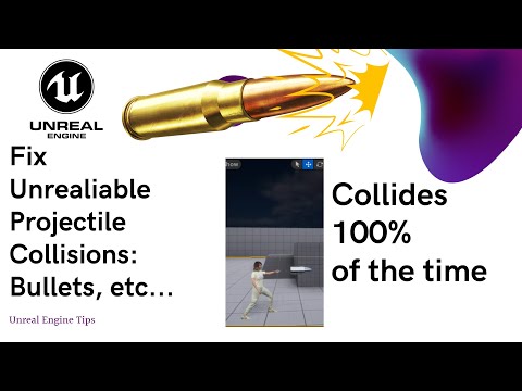 UE5 How To Fix Bullet/Projectile Collisions | Projectile Movement Component