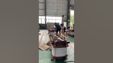 Transformers for export to Europe are being assembled #transformerfactory #fyp