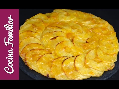 Como hacer tarta de manzana en forma de pizza