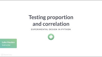 Python Tutorial: Testing proportion and correlation